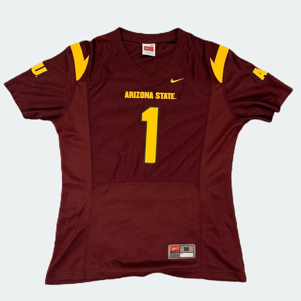 Nike Arizona State Sun Devils ASU Football Jersey Kids Medium 8-10 Maroon #1